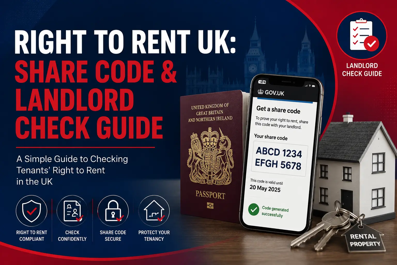 Right to Rent UK Share Code & Landlord Check Guide
