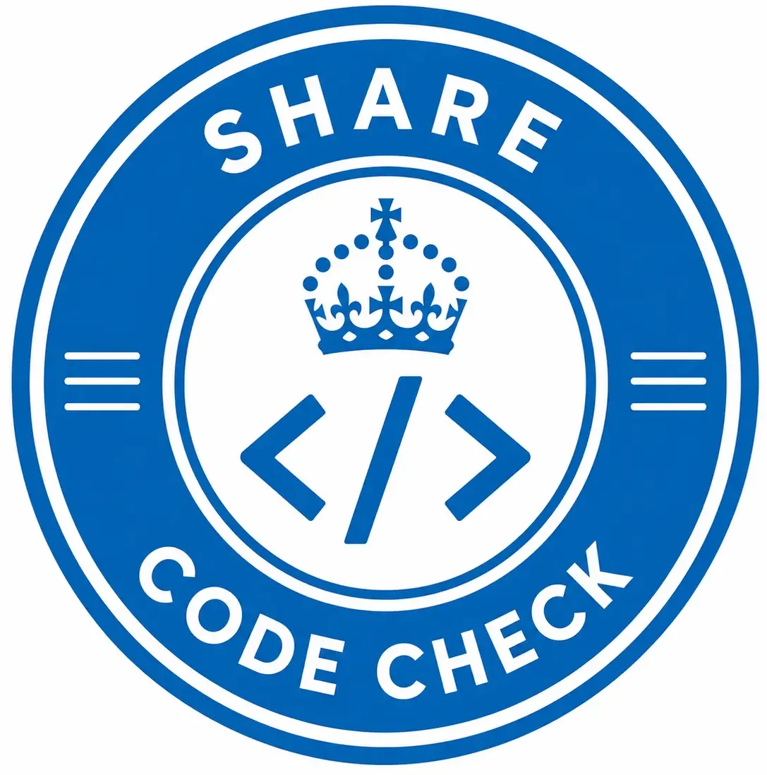 Share Code Check
