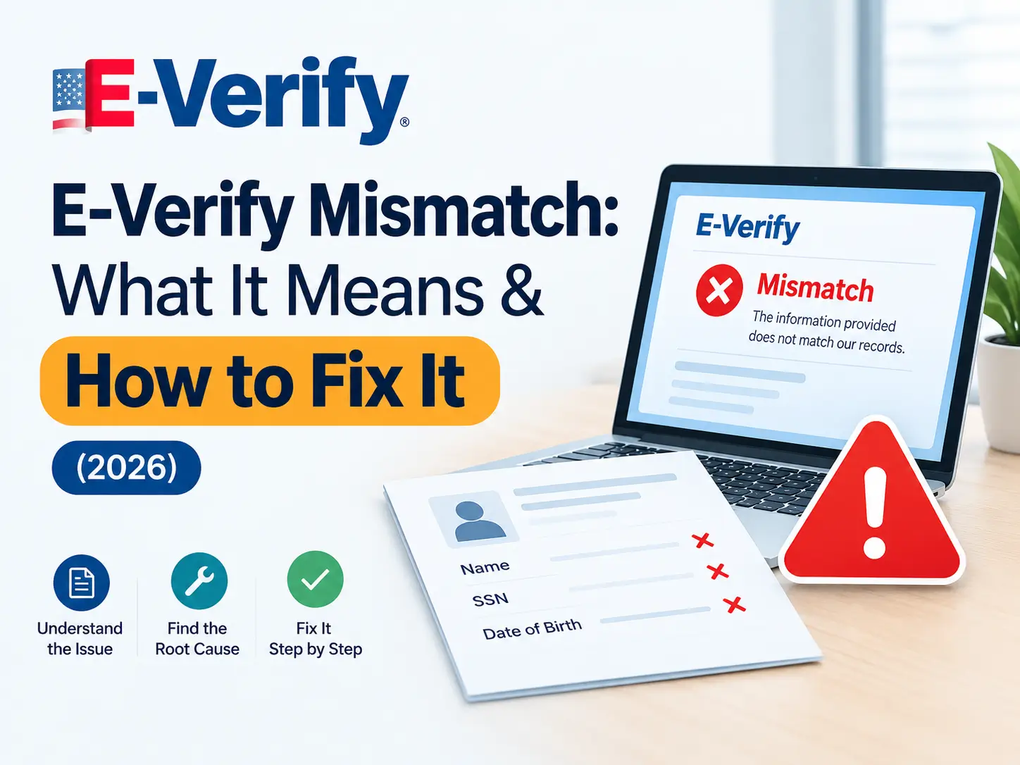 E-Verify Mismatch What It Means & How to Fix It (2026)