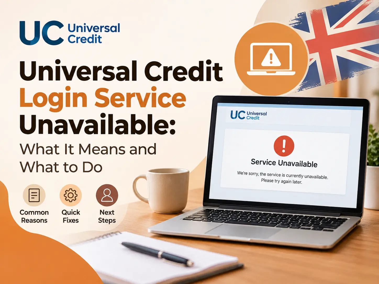Universal Credit Login Service Unavailable What to Do